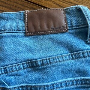 Madewell cropped frayed jeans